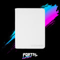 White Premium 9 Pocket Zip Binder - COVRD