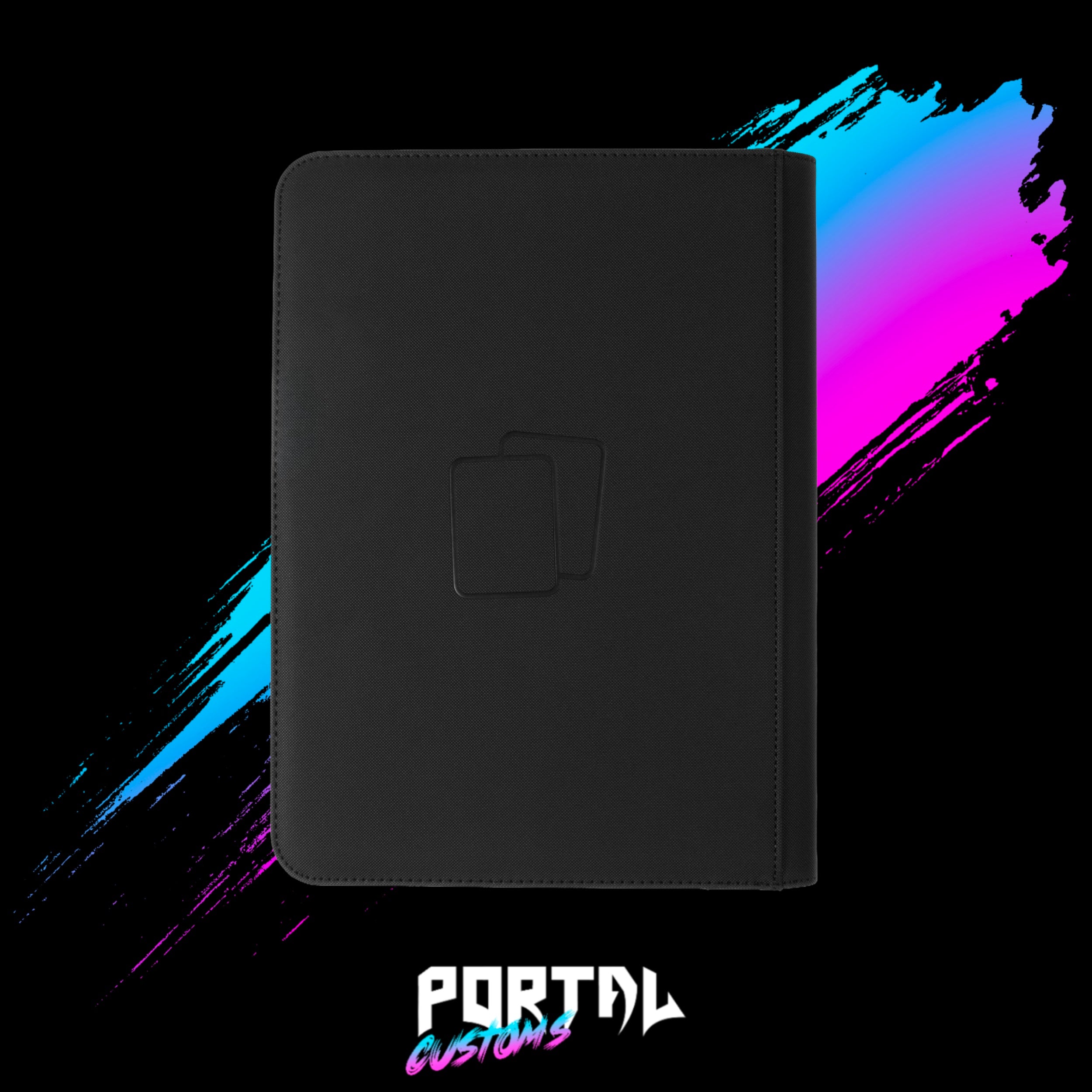 Black Premium 9 Pocket Zip Binder - COVRD