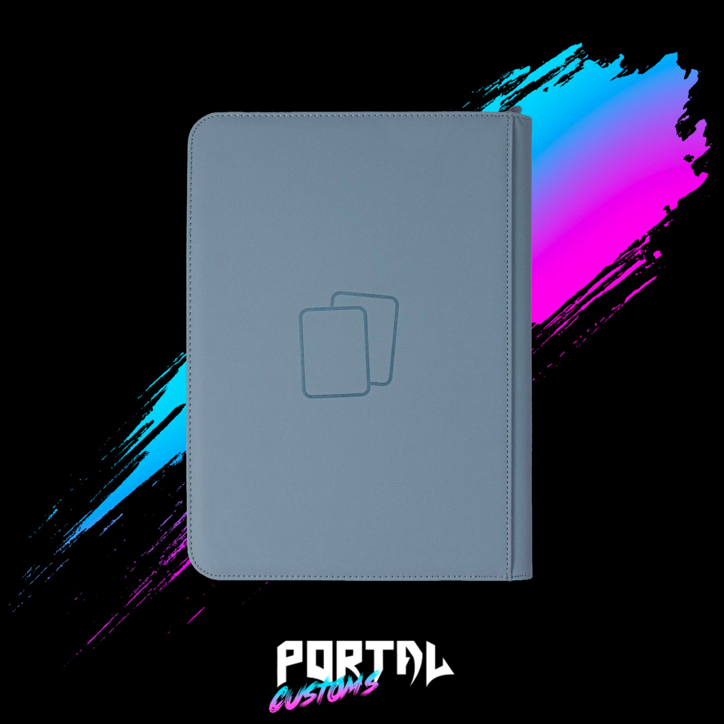 Steel Blue Premium 9 Pocket Zip Binder - COVRD