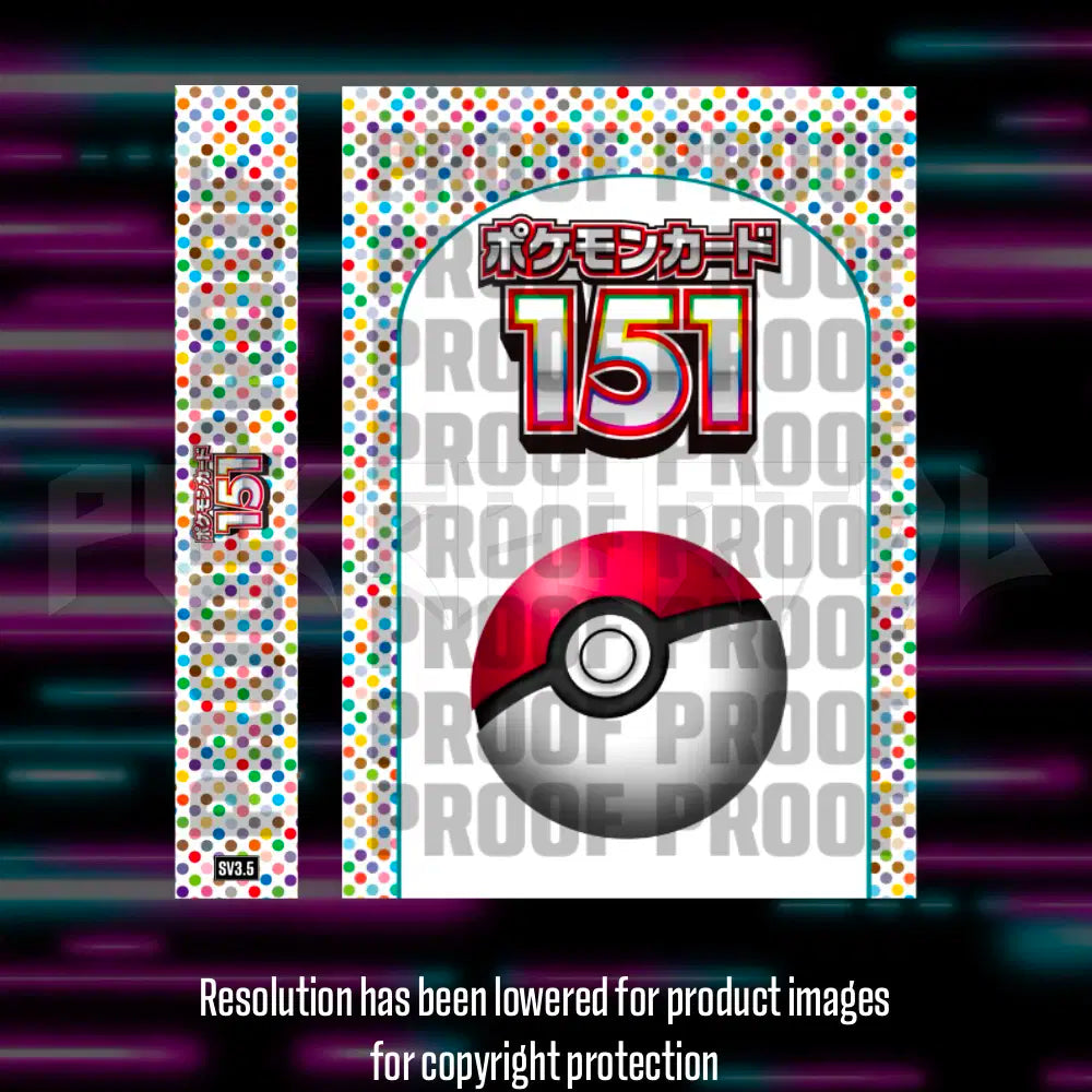 Pokemon - 151 - Japanese Master Set Checklist - Vinyl Sticker Kit - A4 image 1