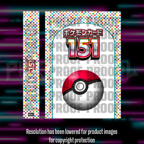 Pokemon - 151 - Japanese Master Set Checklist - Vinyl Sticker Kit - A4 image 1