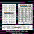 Pokemon - Terastal Festival - Japanese Master Set Checklist - Vinyl Sticker Kit image 0