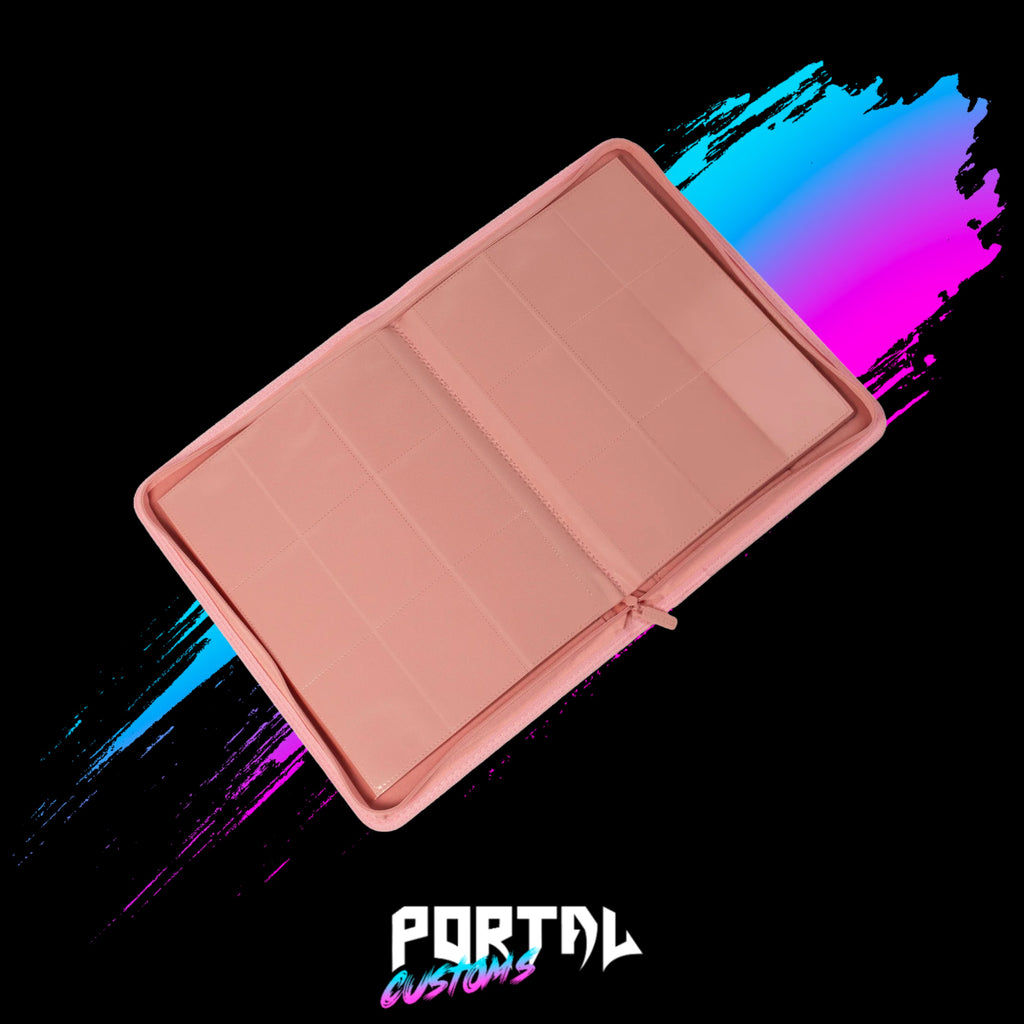 Blush Pink Premium 9 Pocket Zip Binder - COVRD