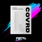 White Premium 9 Pocket Zip Binder - COVRD