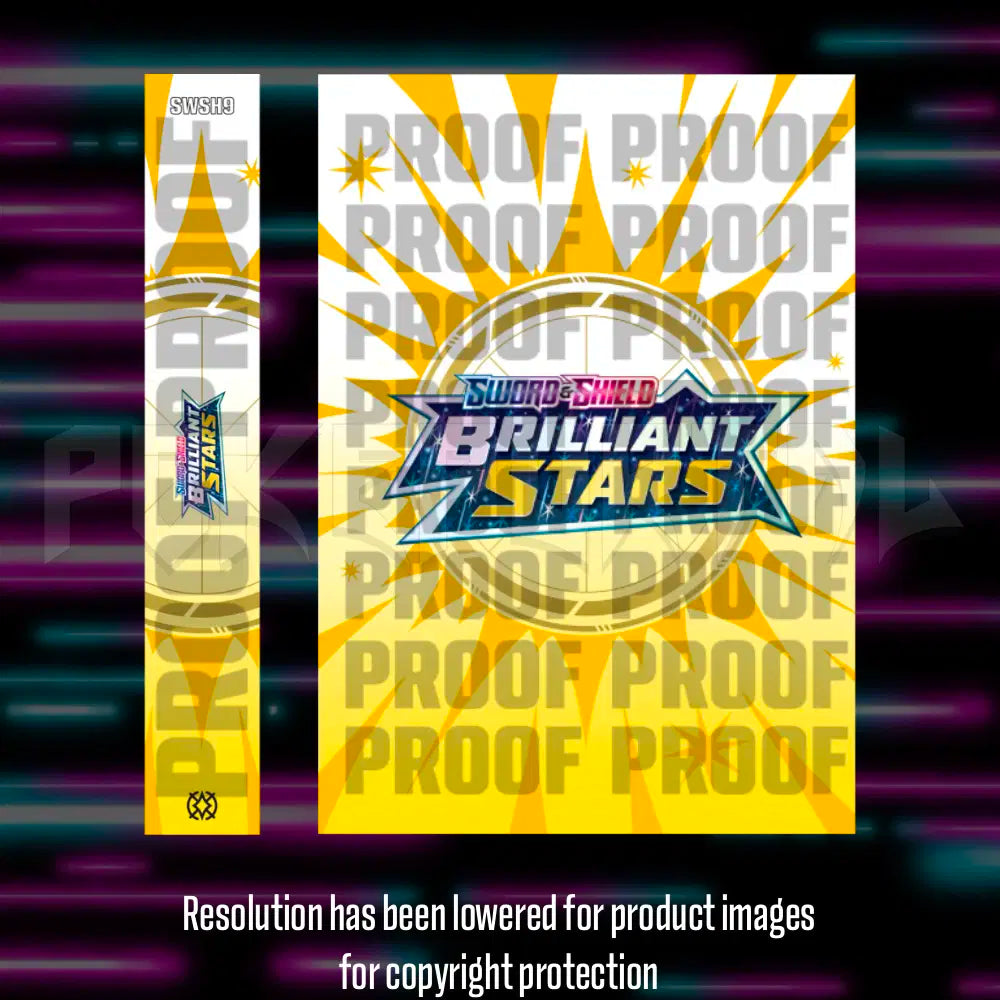 Pokemon - Brilliant Stars - Master Set Checklist - Vinyl Sticker Kit - A4 image 1