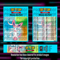 Pokemon - Gem 2 - Chinese Master Set Checklist - Vinyl Sticker Kit - A4 image 0