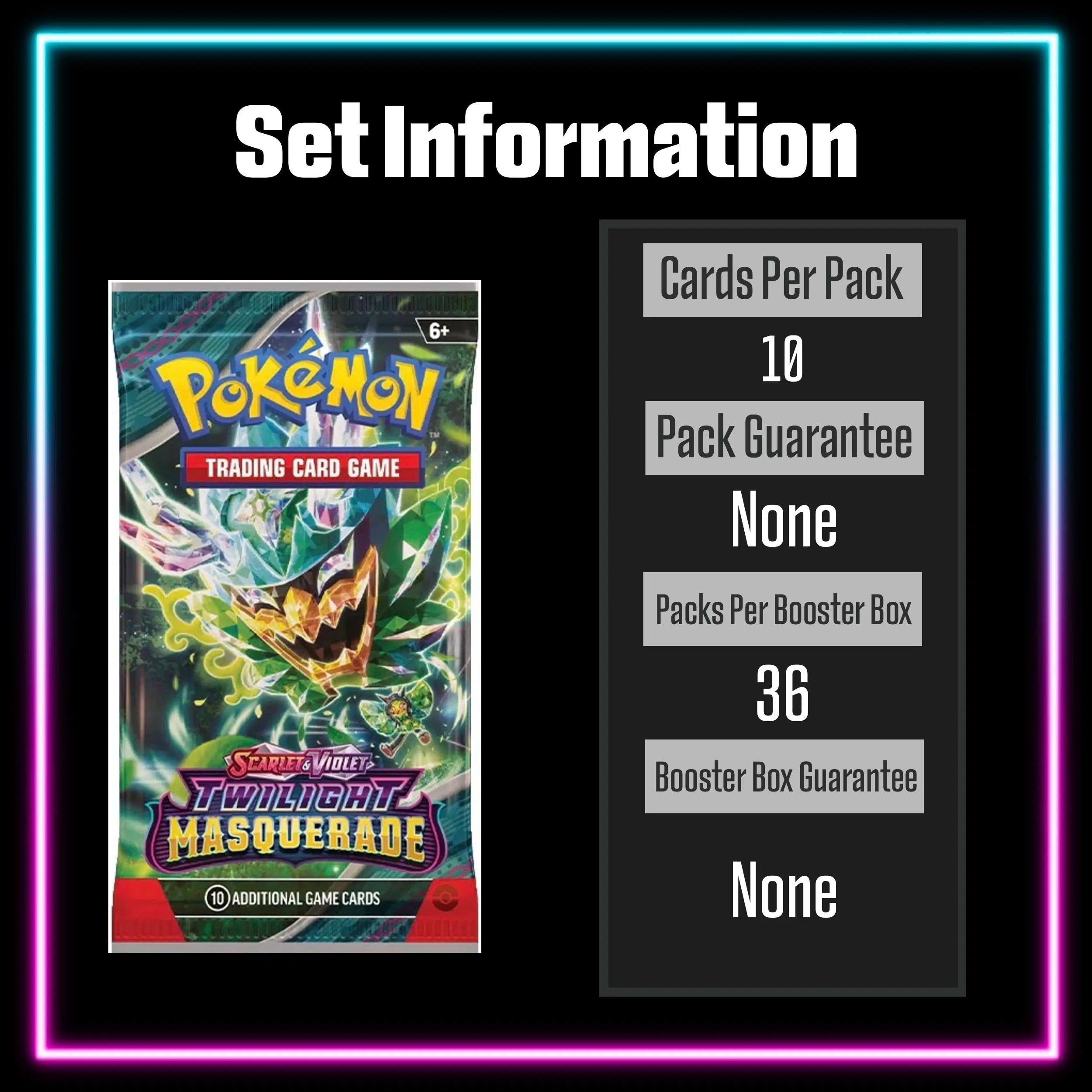 Pokemon - Twilight Masquerade - Master Set Checklist - Vinyl Sticker Kit - A4 image 6