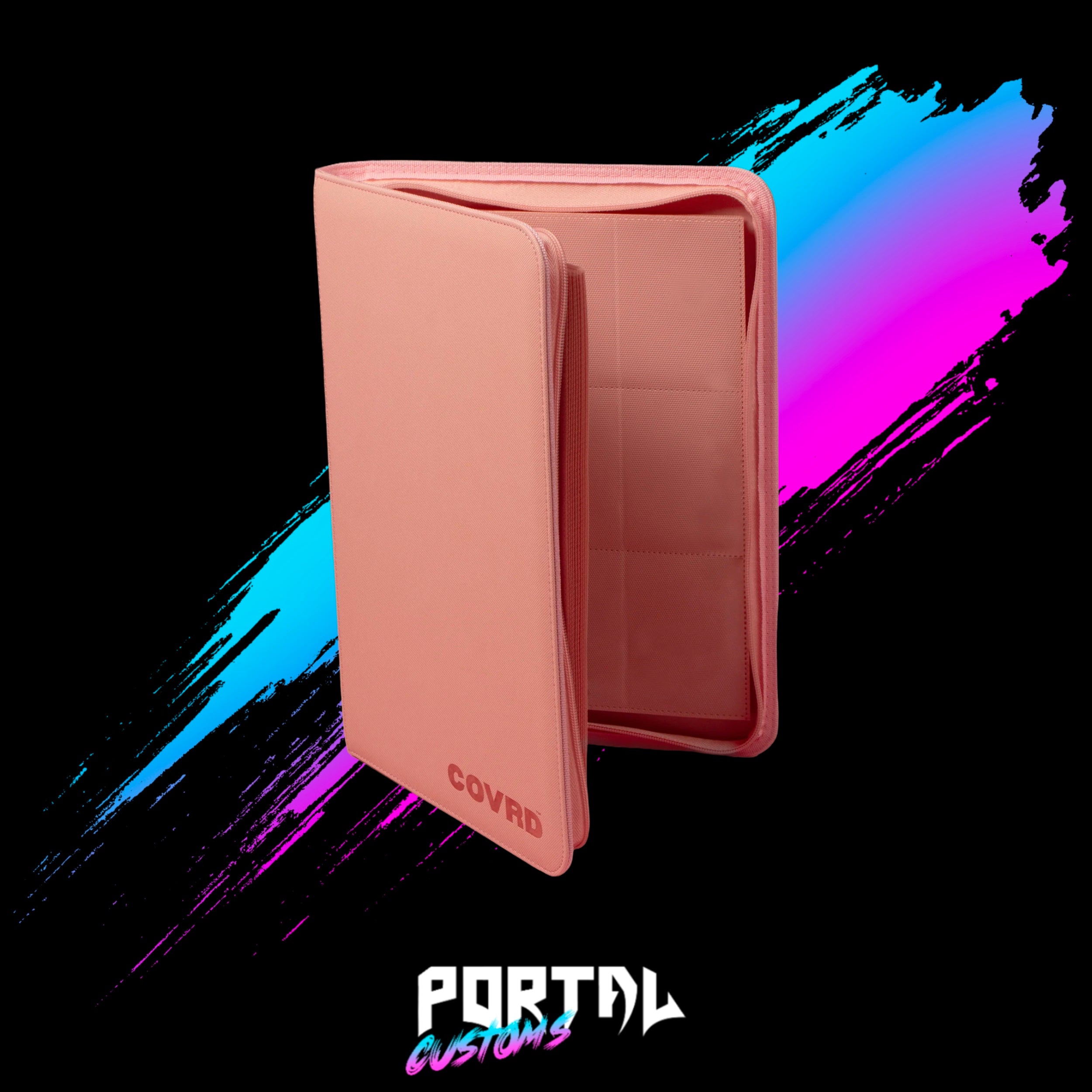 Blush Pink Premium 9 Pocket Zip Binder - COVRD