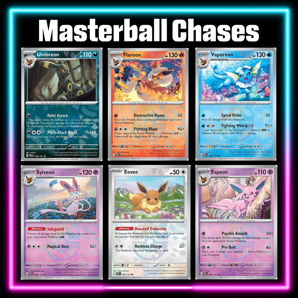 Pokemon - Prismatic Evolutions - Master Set Checklist - Vinyl Sticker Kit - A4 image 5