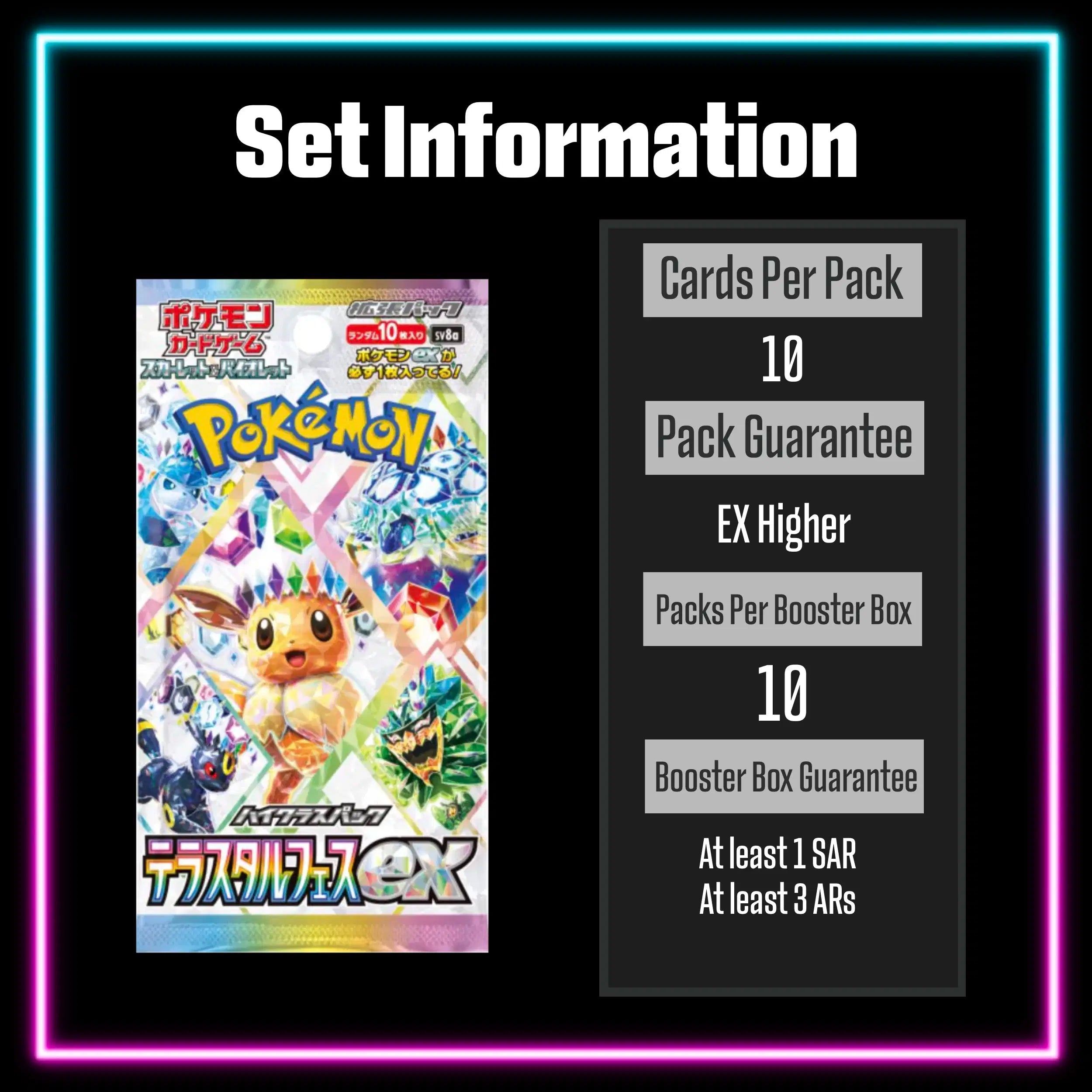 Pokemon - Terastal Festival - Japanese Master Set Checklist - Vinyl Sticker Kit image 7