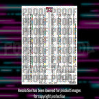 Pokemon - 151 - Master Set Checklist - Vinyl Sticker Kit - A4 image 2