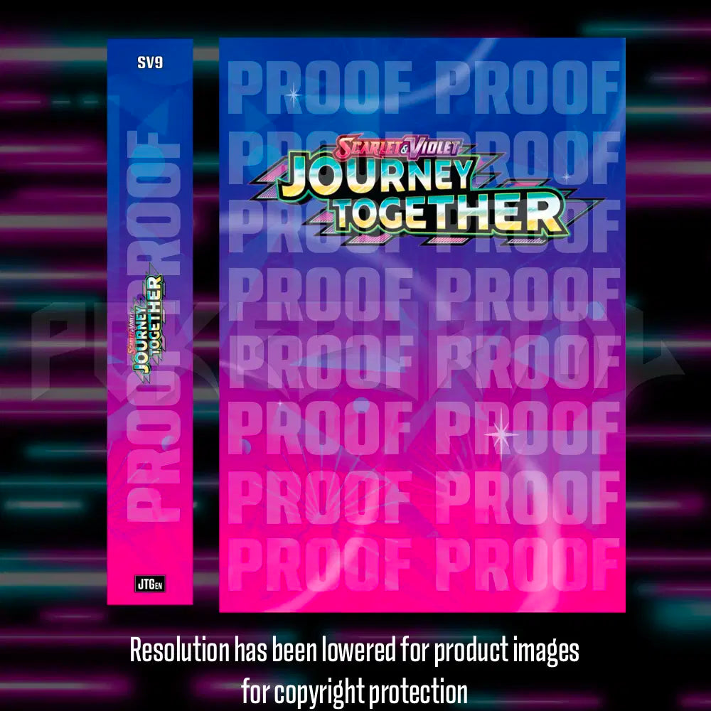 Pokemon - Journey Together - Master Set Checklist - Vinyl Sticker Kit - A4 image 1