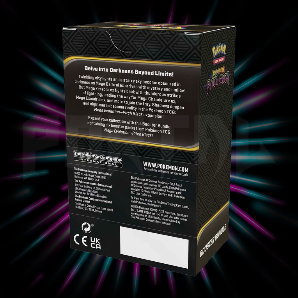 Pitch Black - Booster Bundle - Pokemon - Mega Evolutions - PBL