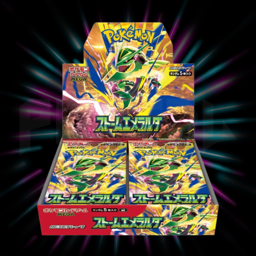 Storm Emeralda - Japanese Booster Box - Pokemon - Mega Evolutions - m6