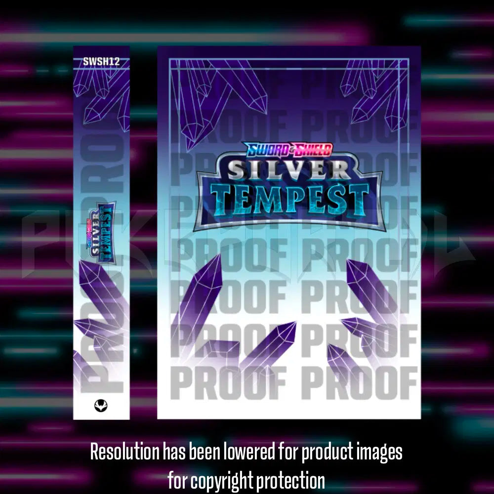 Pokemon - Silver Tempest - Master Set Checklist - Vinyl Sticker Kit - A4 image 1