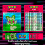 Pokemon - Gem 1 - Chinese Master Set Checklist - Vinyl Sticker Kit - A4 image 0