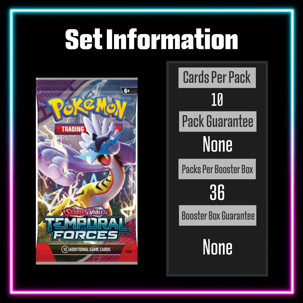 Pokemon - Temporal Forces - Master Set Checklist - Vinyl Sticker Kit - A4 image 6