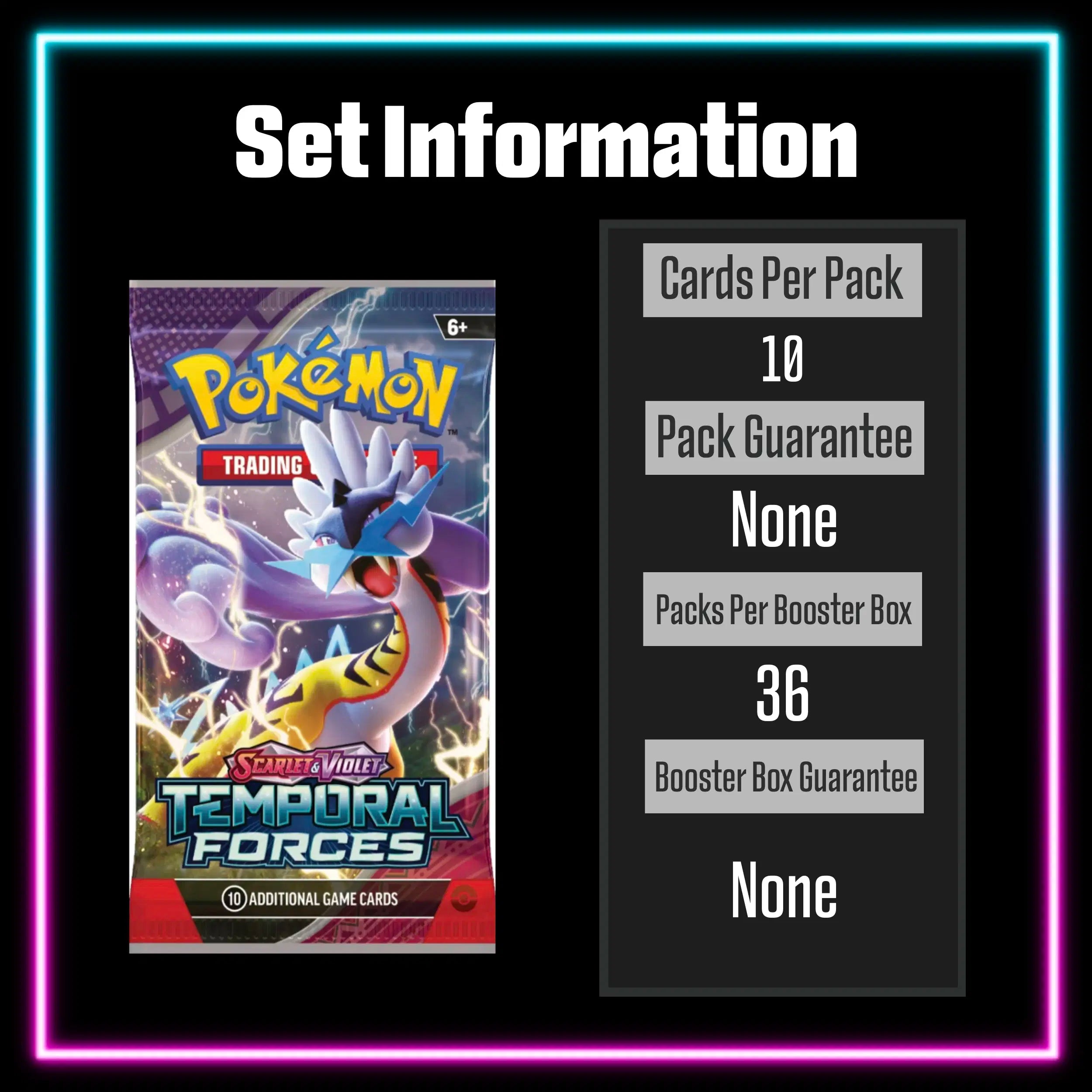 Pokemon - Temporal Forces - Master Set Checklist - Vinyl Sticker Kit - A4 image 6