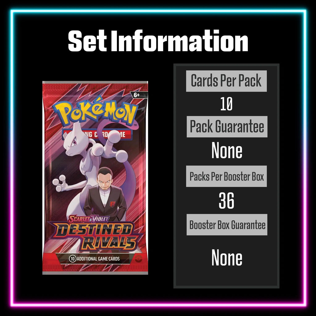 Pokemon - Destined Rivals - Master Set Checklist - Vinyl Sticker Kit - A4 image 6