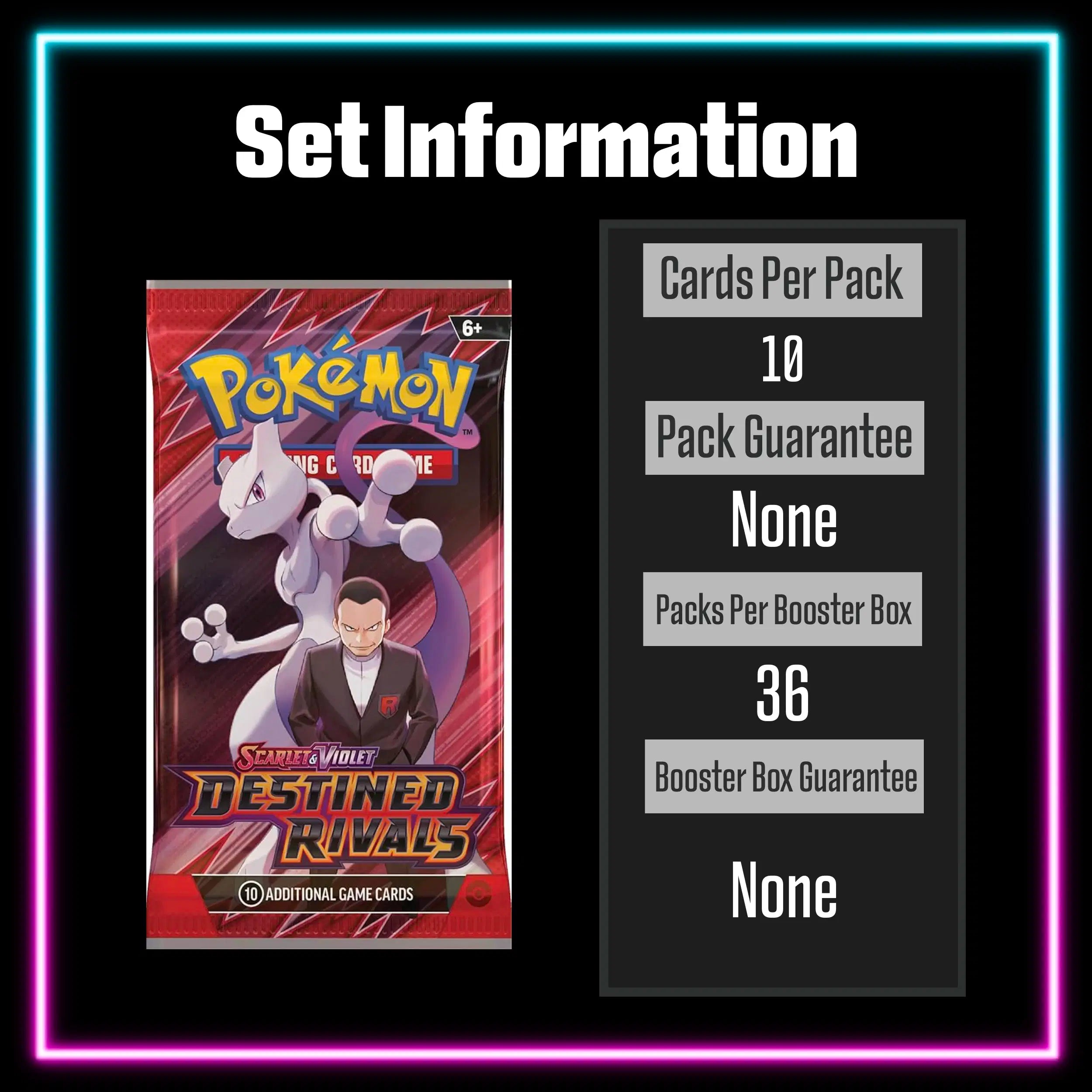 Pokemon - Destined Rivals - Master Set Checklist - Vinyl Sticker Kit - A4 image 6