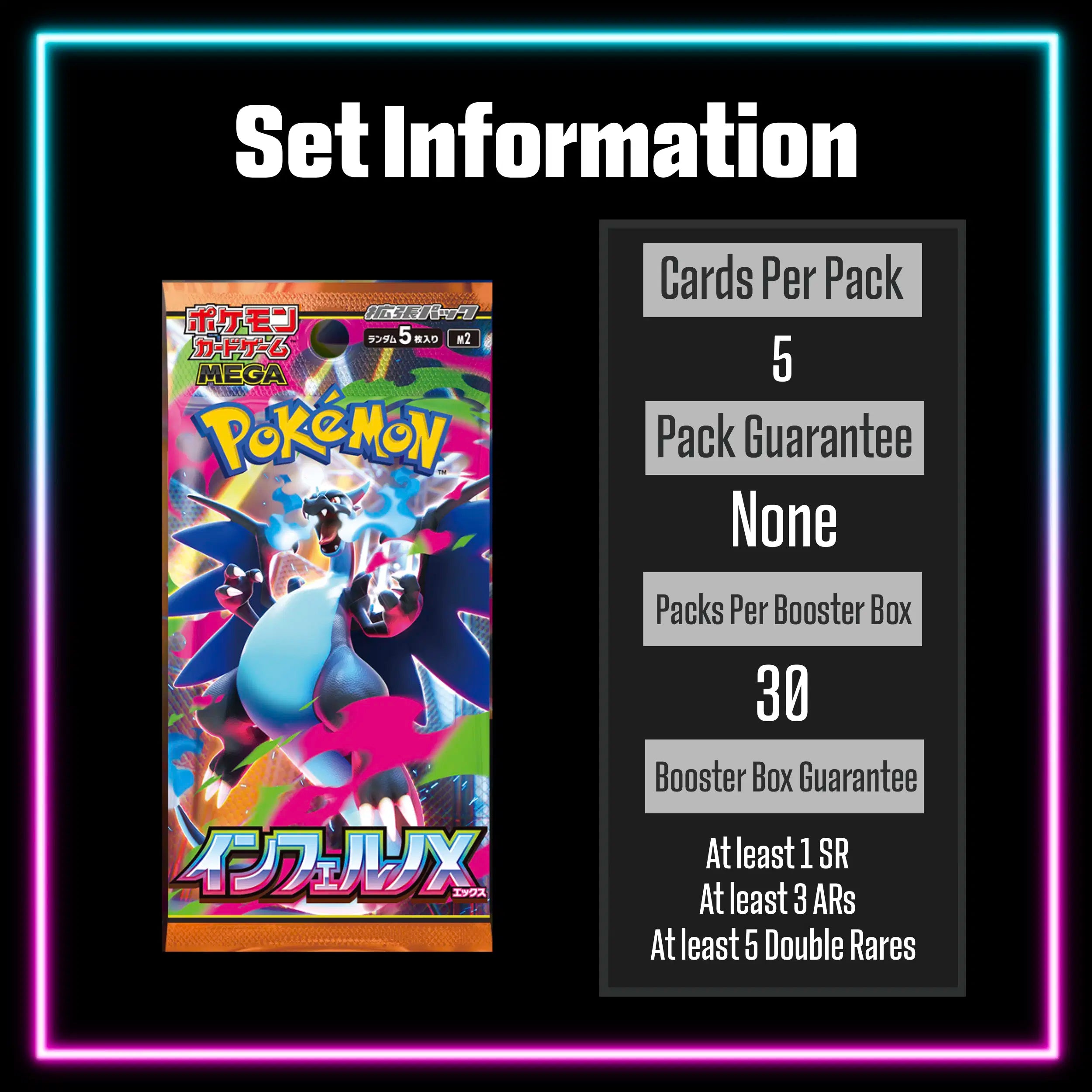 Pokemon - Inferno X - Japanese Master Set Checklist - Vinyl Sticker Kit image 5