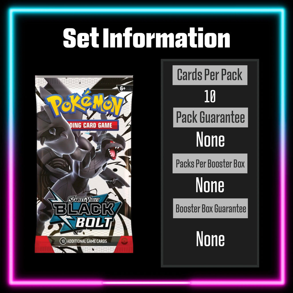 Pokemon - Black Bolt - Master Set Checklist - Vinyl Sticker Kit - A4 image 7