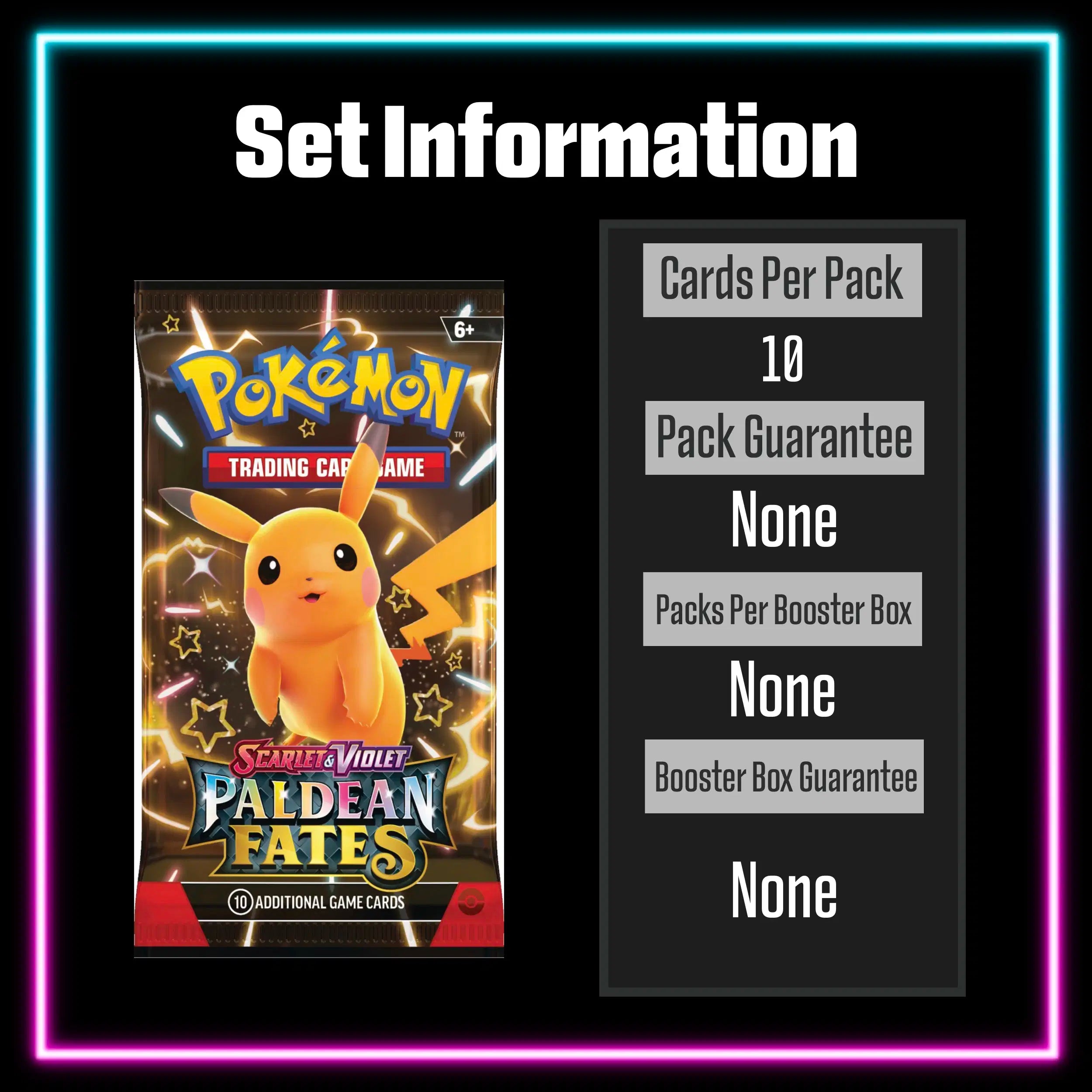 Pokemon - Paldean Fates - Master Set Checklist - Vinyl Sticker Kit - A4 image 5
