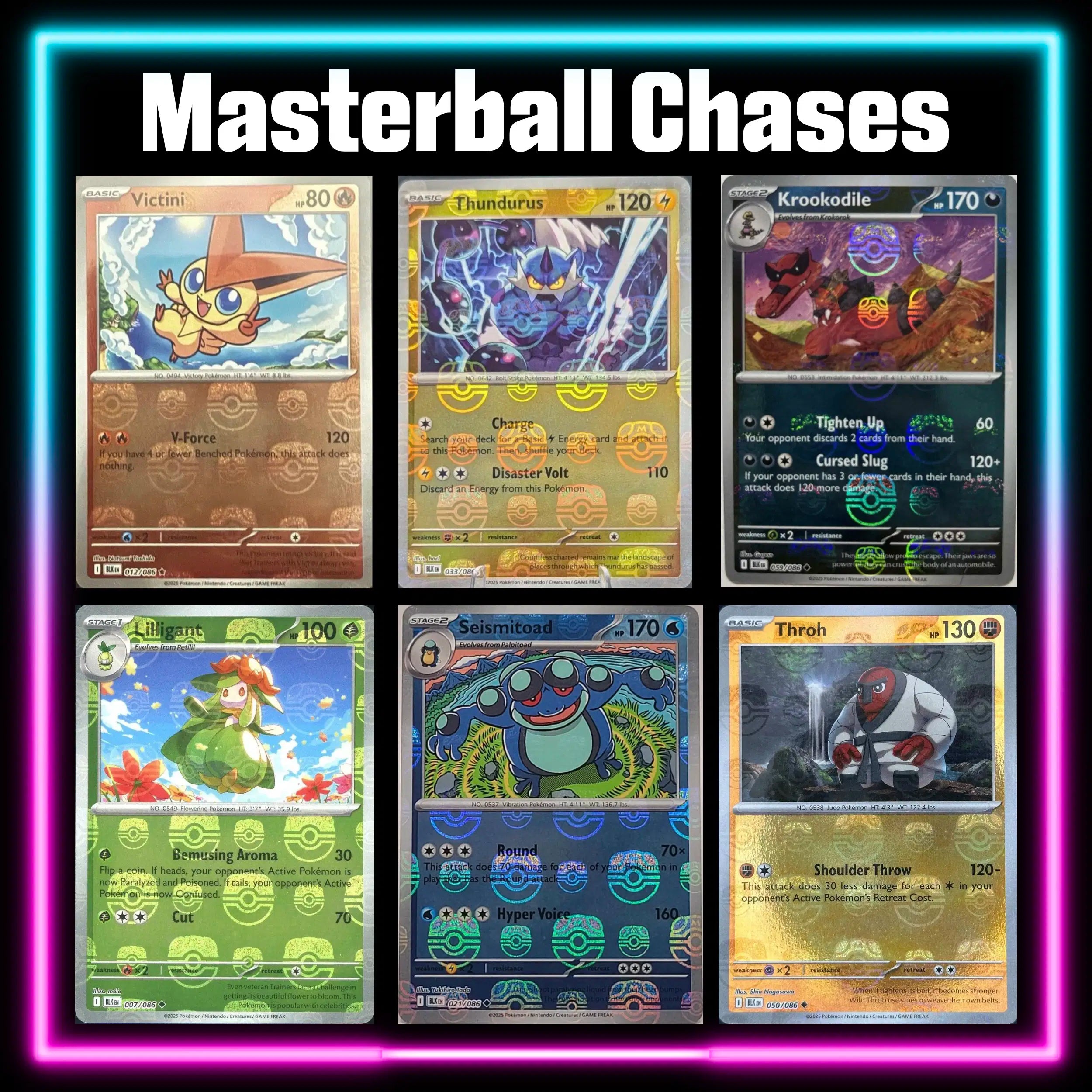 Pokemon - Black Bolt - Master Set Checklist - Vinyl Sticker Kit - A4 image 5