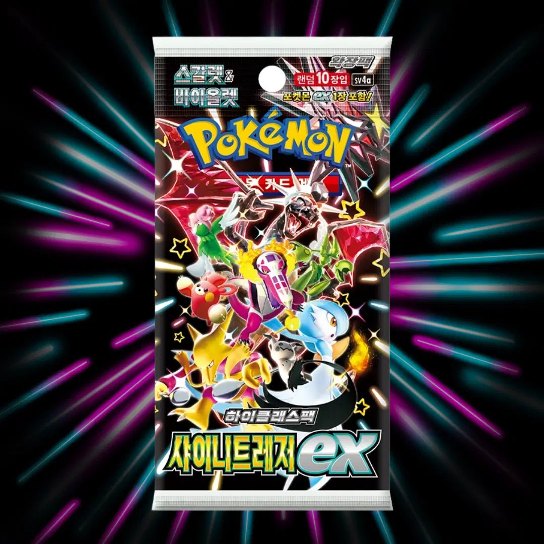 Pokemon - Scarlet & Violet - Shiny Treasures EX - sv4a - Korean Booster Pack — Portal TCG