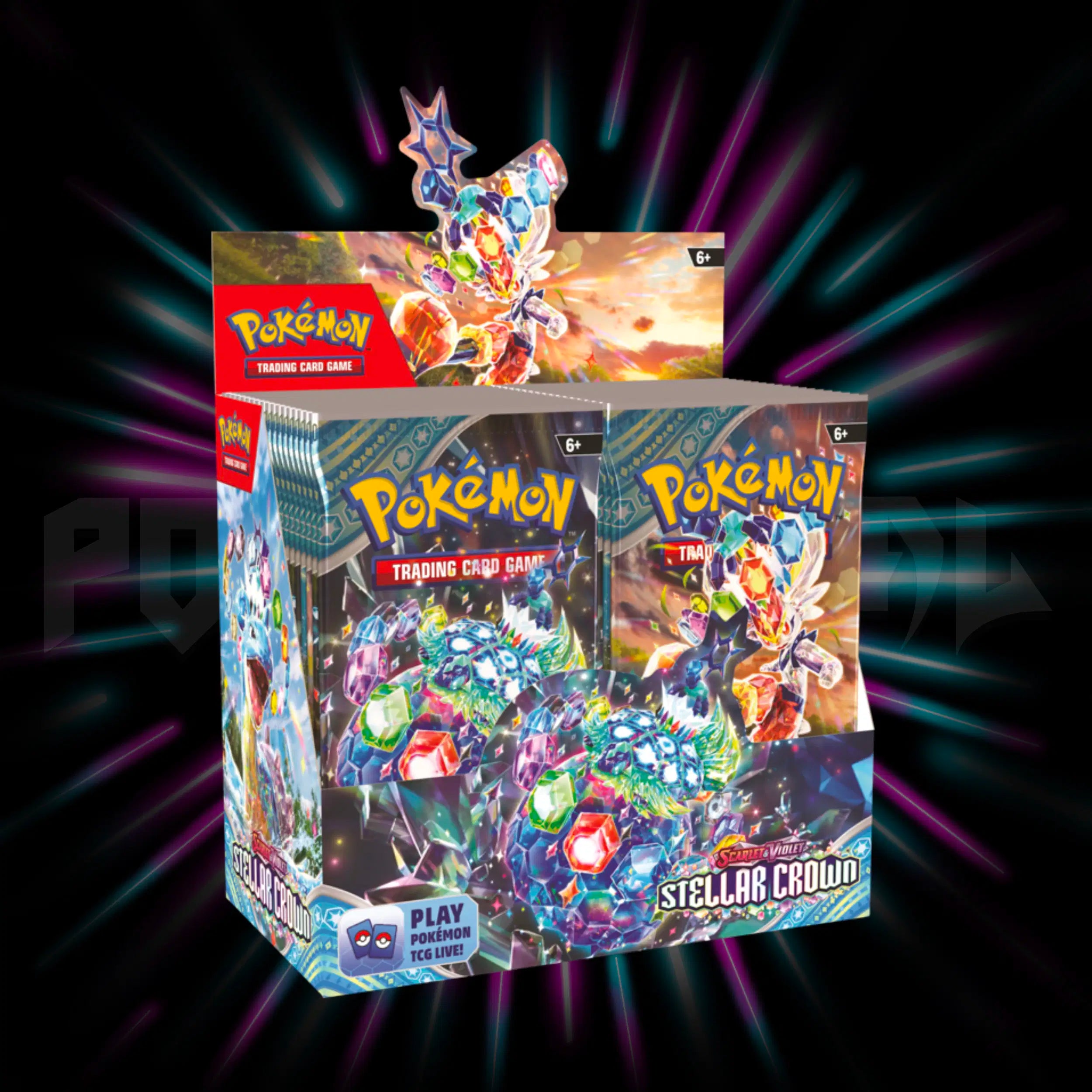 Pokemon - Scarlet & Violet - Stellar Crown - Booster Box — Portal TCG