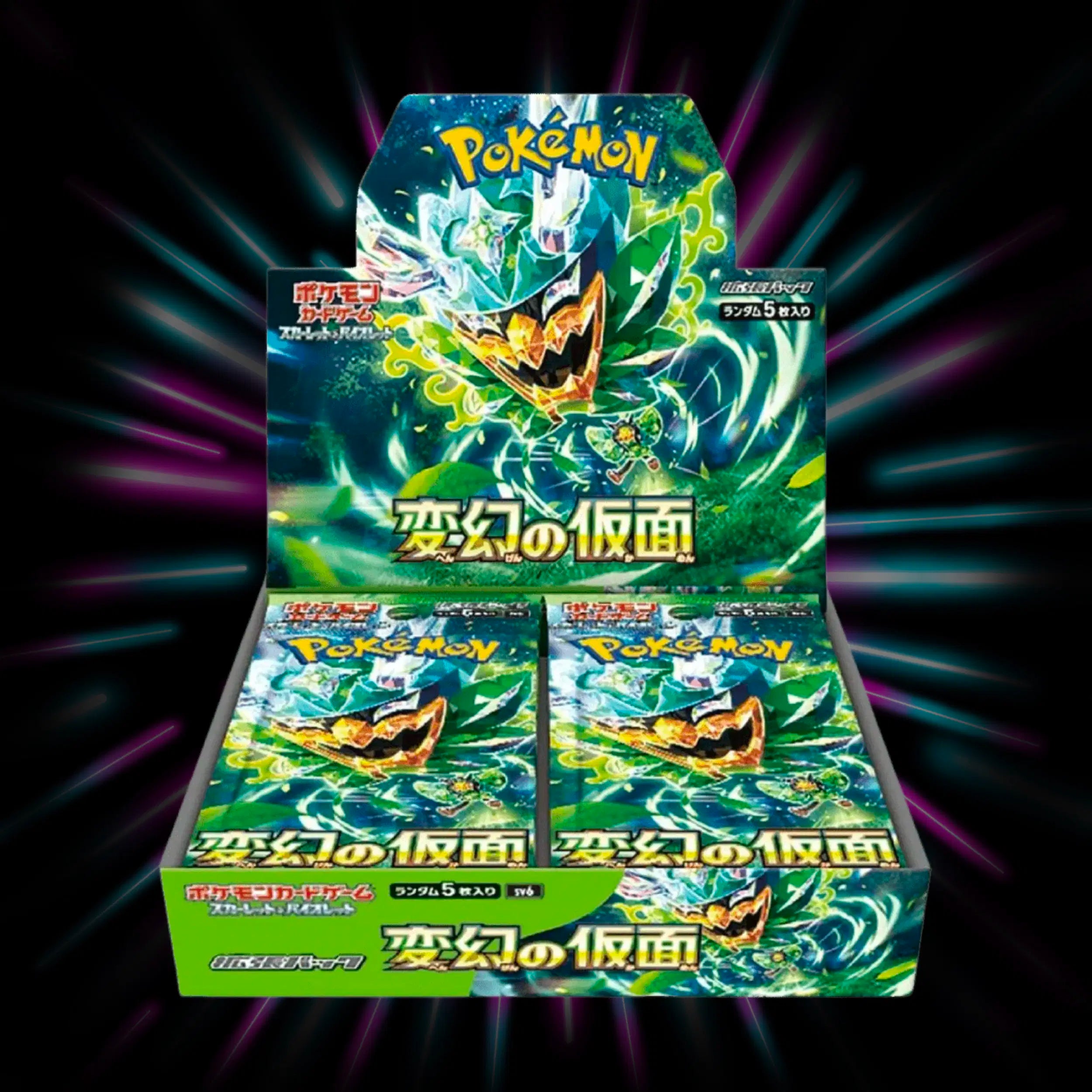 Pokemon - Scarlet & Violet - Mask of Change - sv6 - Japanese Booster Box — Portal TCG