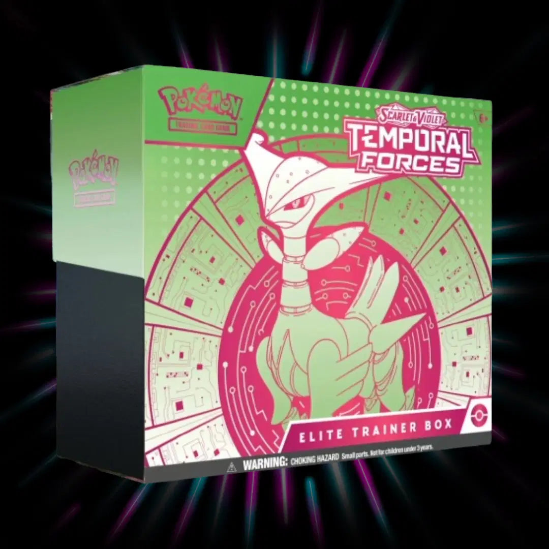 Pokemon - Scarlet & Violet - Temporal Forces (Iron Leaves) - Elite Trainer Box — Portal TCG