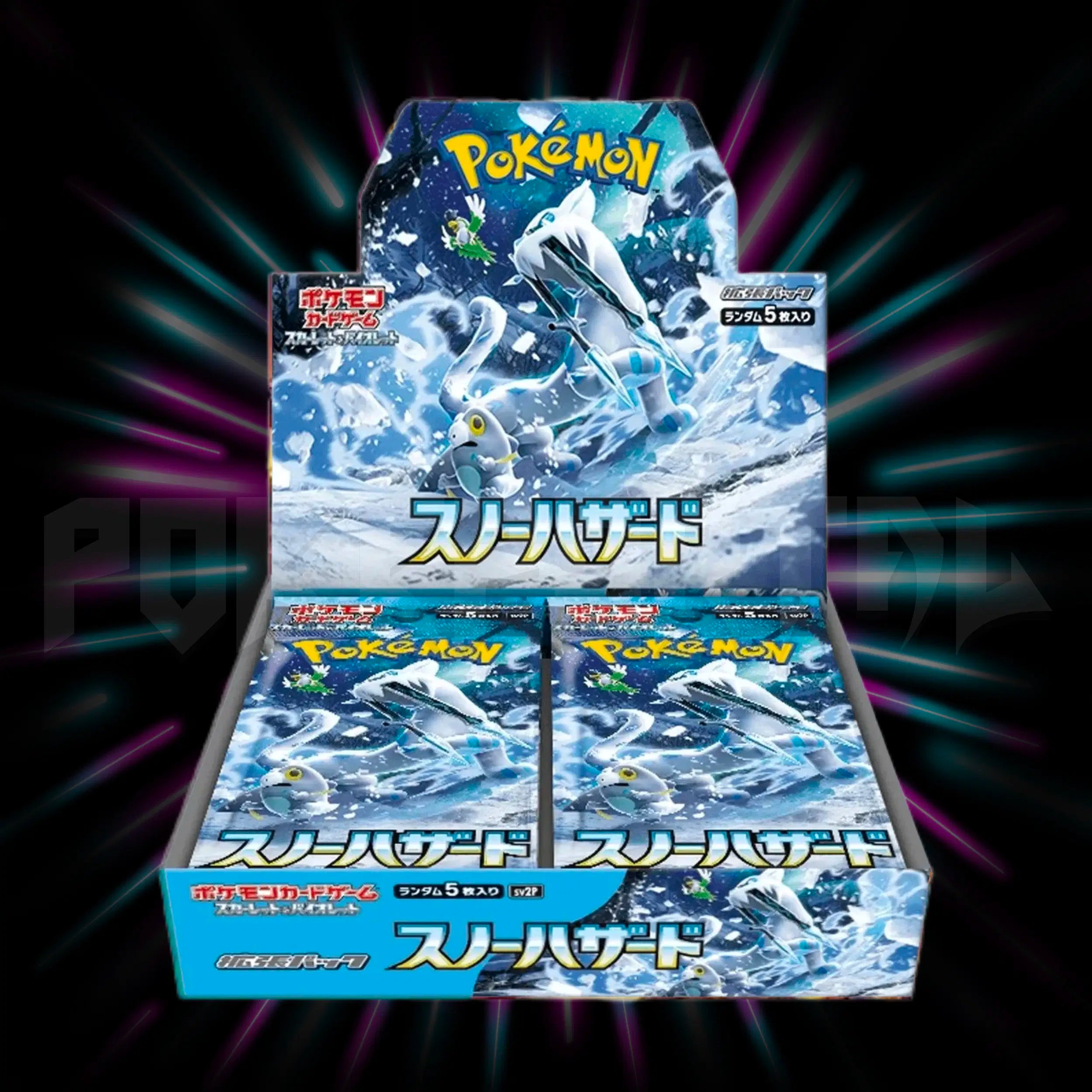 Pokemon - Scarlet & Violet - Snow Hazard - sv2p - Japanese Booster Box — Portal TCG