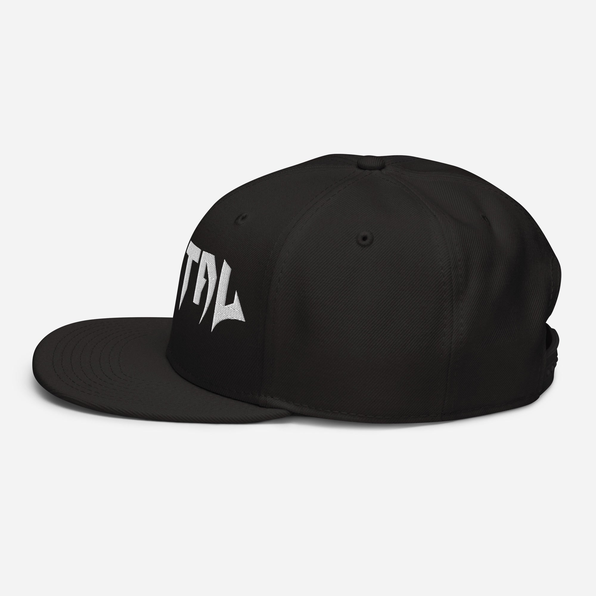 Portal TCG snapback hat, back view, collector apparel